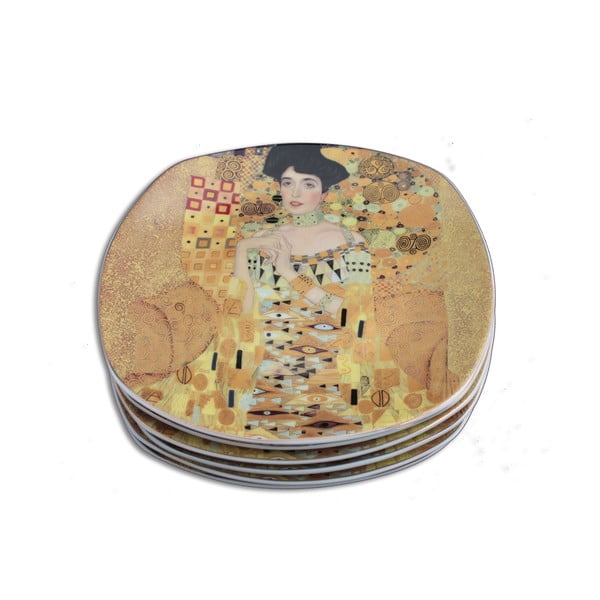 Gustav Klimt - komplet 6 desertnih krožnikov Adele