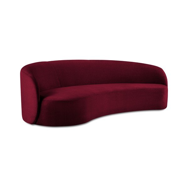 Bordo žametna asimetrična zofa Mazzini Sofas Debbie, leva-image-2