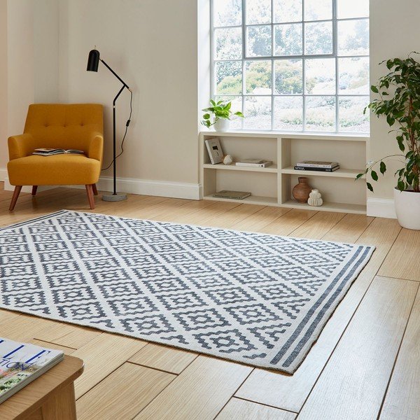Siva pralna preproga 122x170 cm Coral Grey – Think Rugs-image-2