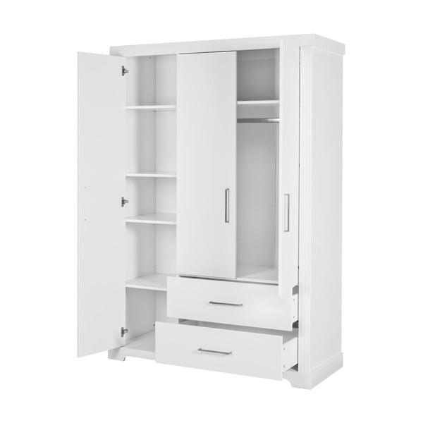 Bela otroška garderobna omara 139x199 cm Maxi – Roba-image-2