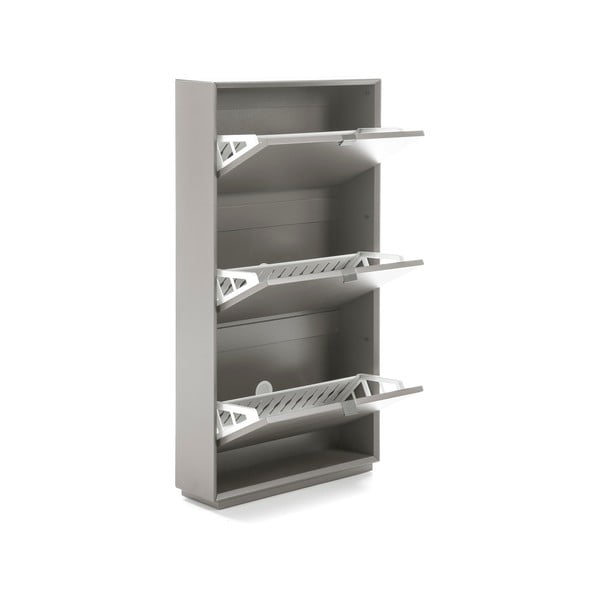 Siva omara za čevlje s 3 predali Marckeric Luka-image-3