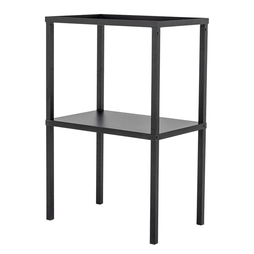 Črn kovinski regal 59x90x38 cm Loups