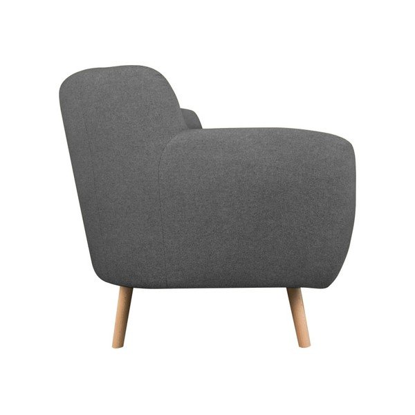 Temno siv trisedežni kavč Kooko Home Pop-image-1