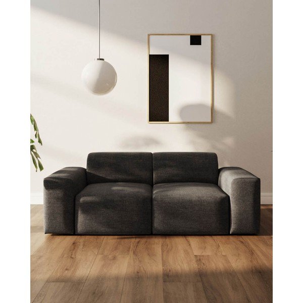 Antracitno siva sedežna garnitura 205 cm Fluvio – MESONICA-image-3