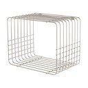 Večnivojska kovinska polica v sijajno srebrni barvi 38 cm Store-It – Mette Ditmer Denmark