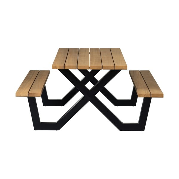 Vrtna jedilna miza s klopmi WOOOD Tablo, 206 x 145 cm-image-3