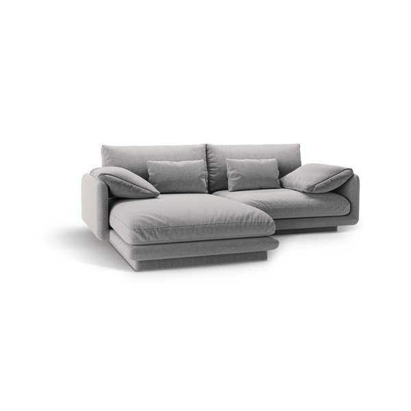 Svetlo siva kotna sedežna garnitura (levi kot) Torino – Micadoni Home-image-2