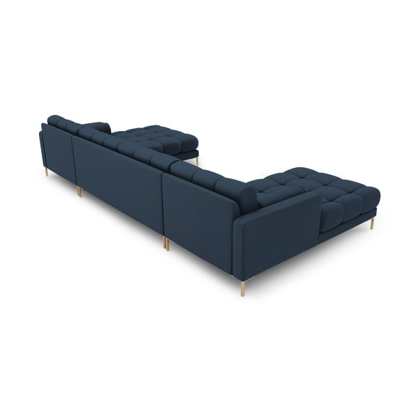 Modra kotna sedežna garnitura (v obliki črke "U") Bali – Cosmopolitan Design-image-4