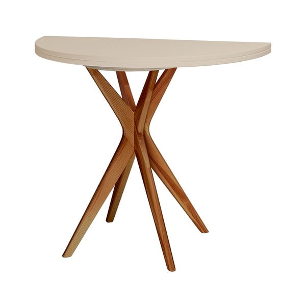 Okrogla raztegljiva jedilna miza 45x90 cm Jubi – Ragaba