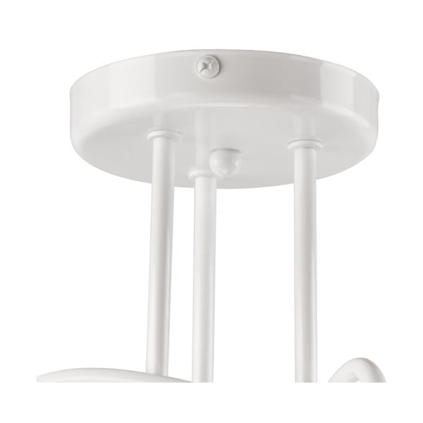 Bela stropna svetilka brez senčnika 36x36 cm Camilla – LAMKUR-image-4