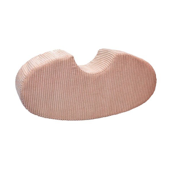 Rožnata gugalnica iz rebrastega žameta višina 80 cm 35x24 cm – Meowbaby