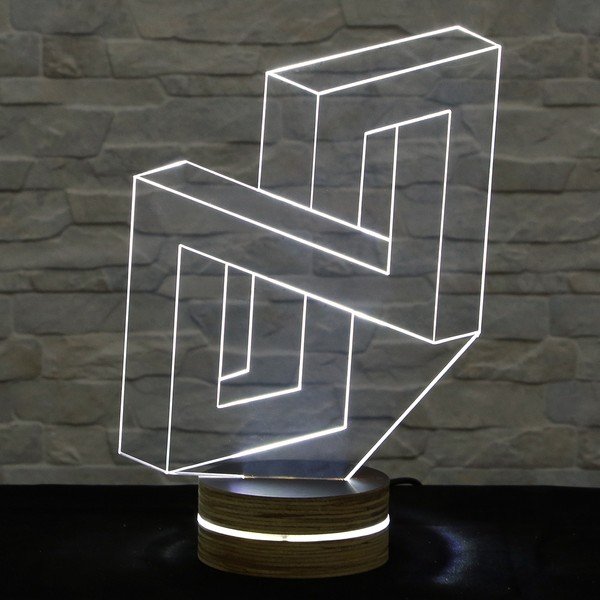 3D namizna svetilka Deception
