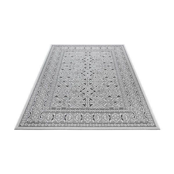 Črno-bež zunanja preproga NORTHRUGS Cuadrado, 140 x 200 cm-image-4