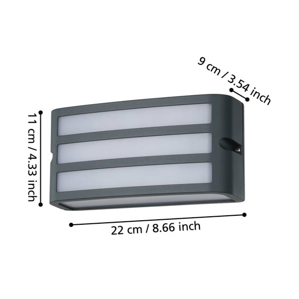 Stenska zunanja svetilka (višina 11 cm) CAMARDA – EGLO-image-2