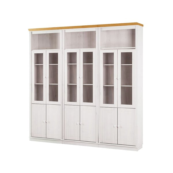 Bela vitrina iz masivnega bora 518x223 cm Anita – Støraa-image-2