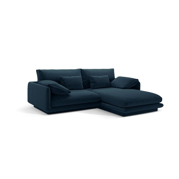 Temno modra kotna sedežna garnitura (desni kot) Torino – Micadoni Home-image-2