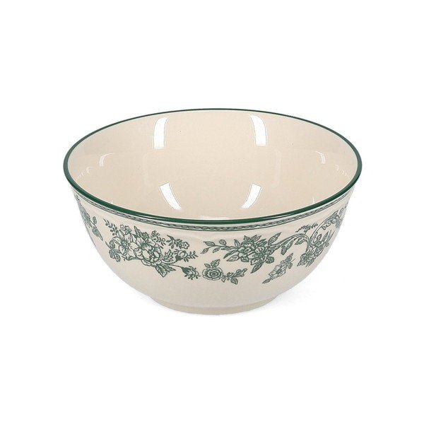 Zelena/slonokoščena porcelanasta skledica Cyril – S|P Collection