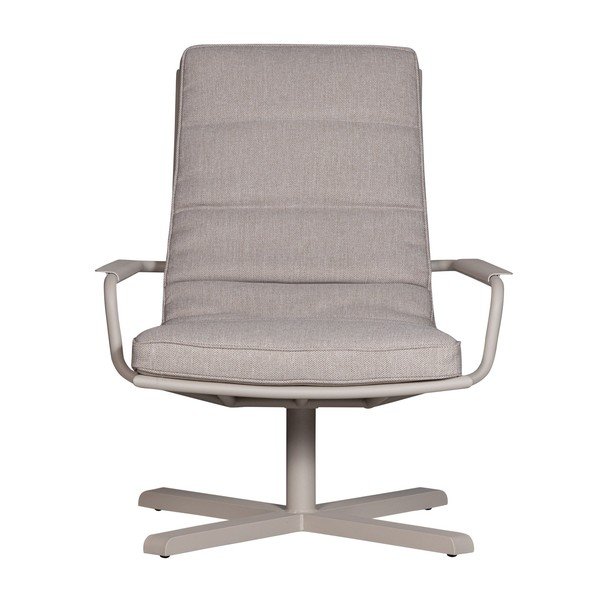 Svetlo siv kovinski vrtni fotelj Coosa – Exotan-image-2