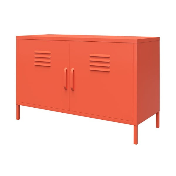 Oranžna kovinska omarica Novogratz Cache, 100 x 64 cm-image-2