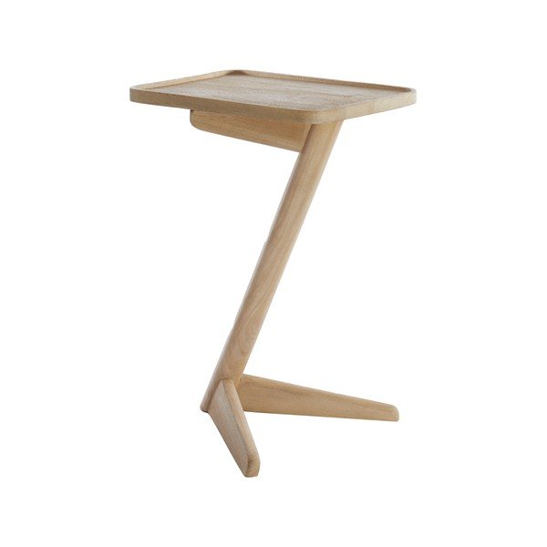 Stranska mizica iz masivnega manga 42x45 cm Qiano – Light & Living-image-2