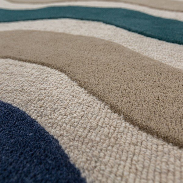 Moder ročno tkan volnen tekač 80x300 cm Cascade Wool – Flair Rugs-image-4