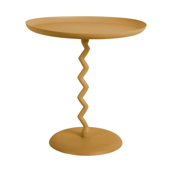 Kovinska okrogla stranska mizica ø 40 cm Zig Zag – Leitmotiv