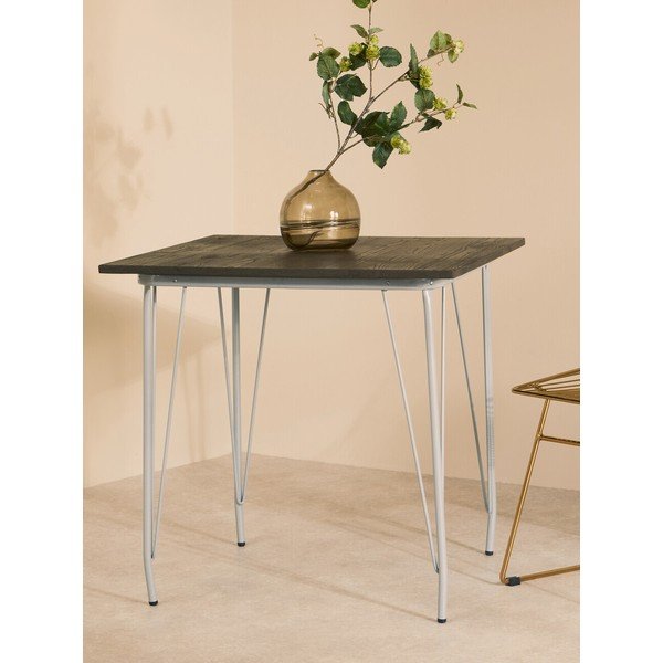 Jedilna miza iz masivnega bresta ø 80 cm District – Premier Housewares-image-3