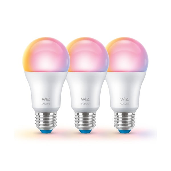 LED žarnice v kompletu 3 ks z žarnico E27, 9 W – WiZ-image-2