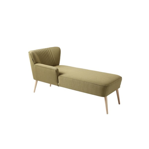 Bežno-zelena oblika po meri Harry lounge chair, desni vogal