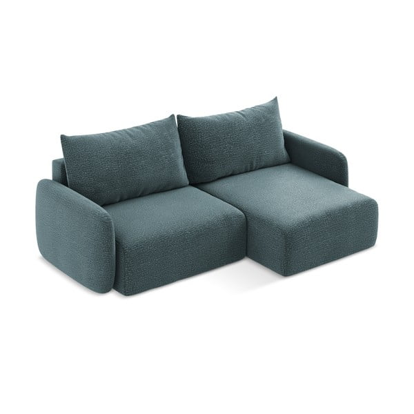 Turkizna raztegljiva/s prostorom za shranjevanje kotna sedežna garnitura (desni kot) Kalena – Makamii-image-3