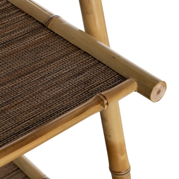 Bambusov regal v naravni barvi 48x152x50 cm Manali – Ixia-image-4