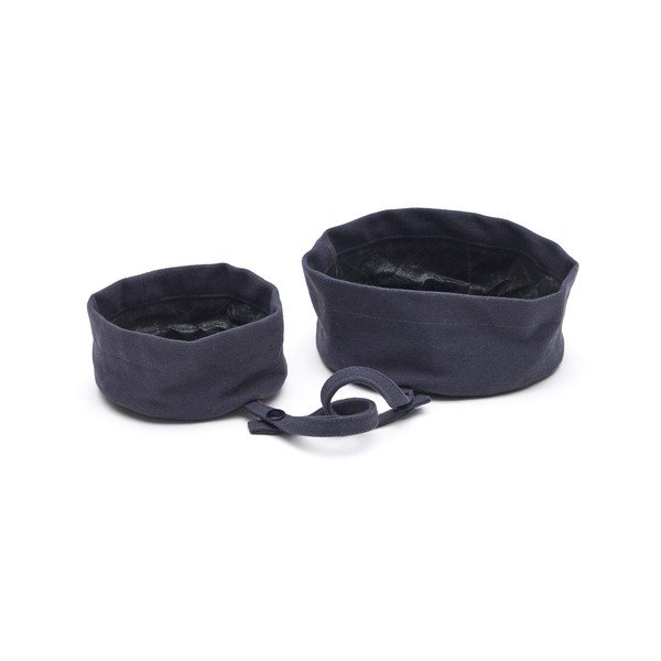 Tekstilna zložljiva potovalna skleda za psa v kompletu 2 ks ø 16 cm Trufa - Kave Home-image-2