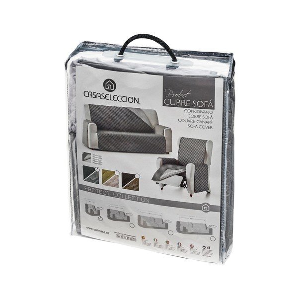Siva zaščitna prevleka za fotelj 55 cm Protect – Casa Selección-image-3