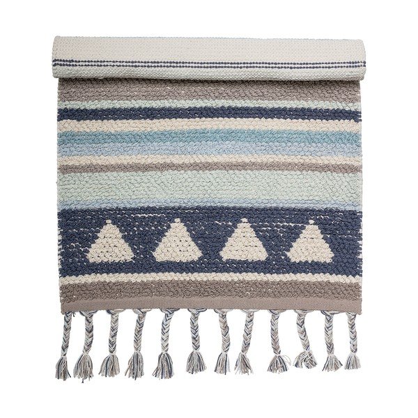 Modro-siva otroška bombažna preproga Bloomingville Cool, 60 x 90 cm-image-2