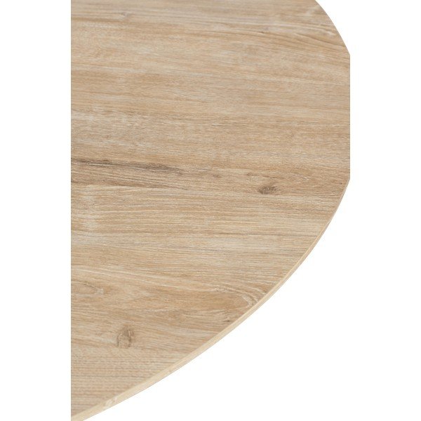 Okrogla jedilna miza v dekorju bukve ø 110 cm Week – Ellos Home-image-3