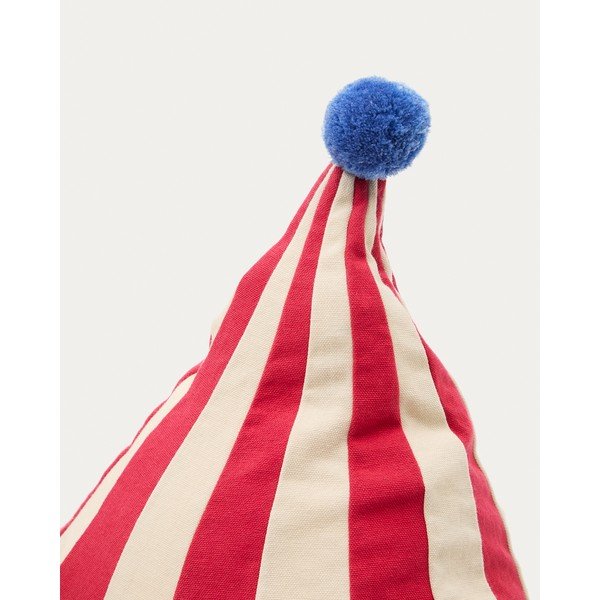 Rdeča/bež otroška vreča za sedenje Olvi – Kave Home-image-2