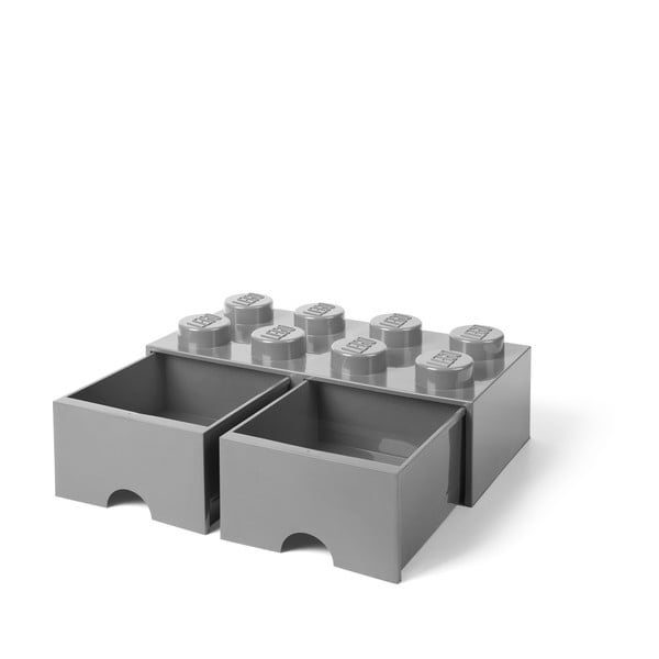 Siva škatla za shranjevanje z dvema predaloma LEGO®-image-4