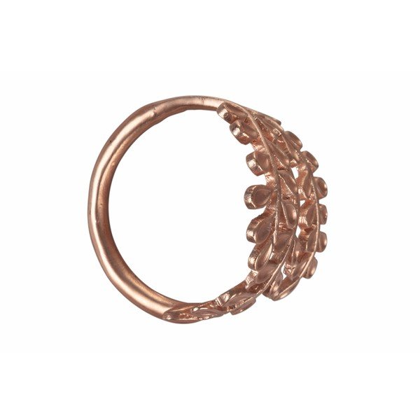 Komplet 4 kovinskih obročkov za serviete Villa d'Este Rose Gold-image-1