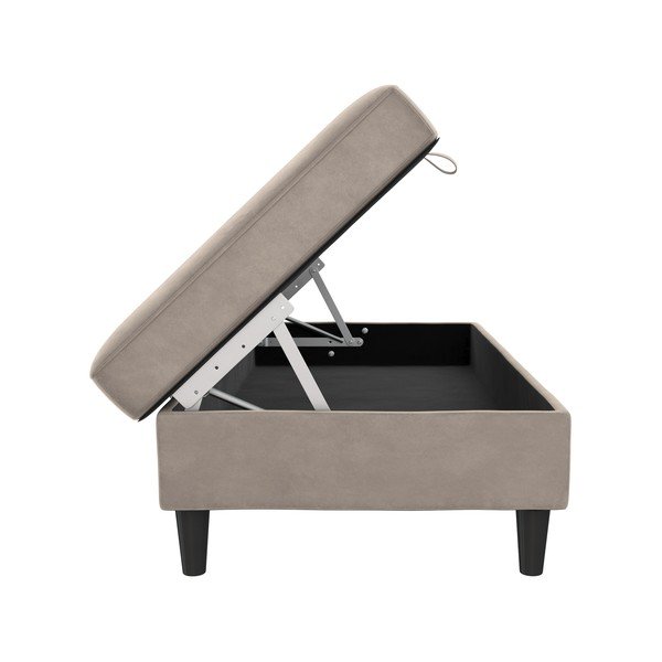 Siv žameten tabure Hartford – Støraa-image-3