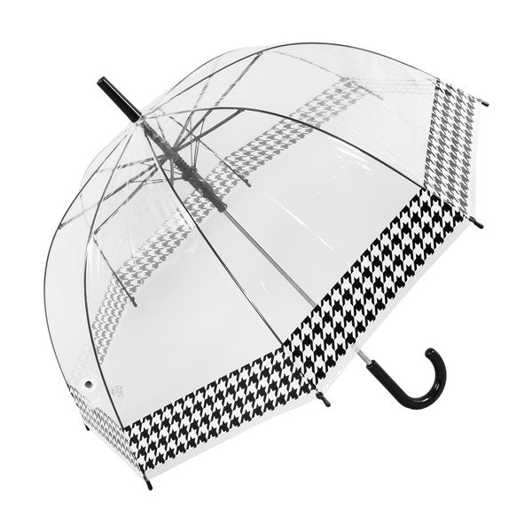 Prozoren vetrovni dežnik s samodejnim odpiranjem Ambiance Dog Stooth, ⌀ 84 cm-image-2