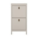 Sivo-bež preklopna omarica za čevlje Madrid – Tvilum