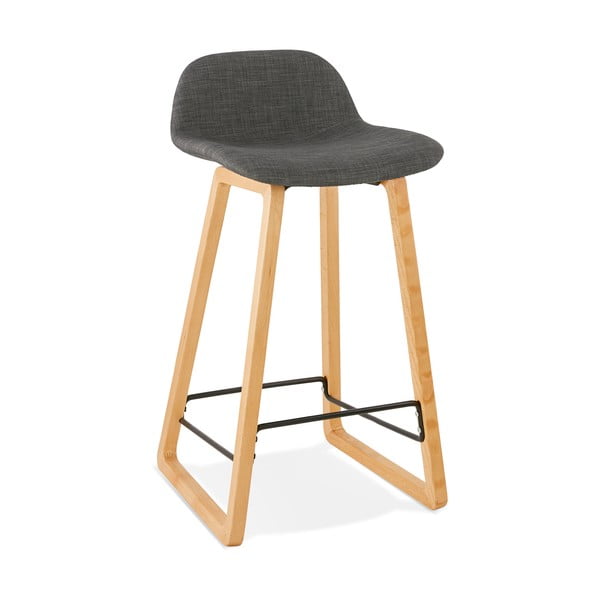Črn stolček Kokoon Trapu Mini, višina sedeža 72 cm