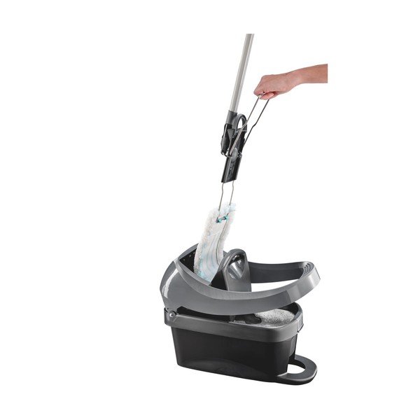 Vrtljivi mop z vedrom Profi XL Mobile Black – LEIFHEIT-image-2