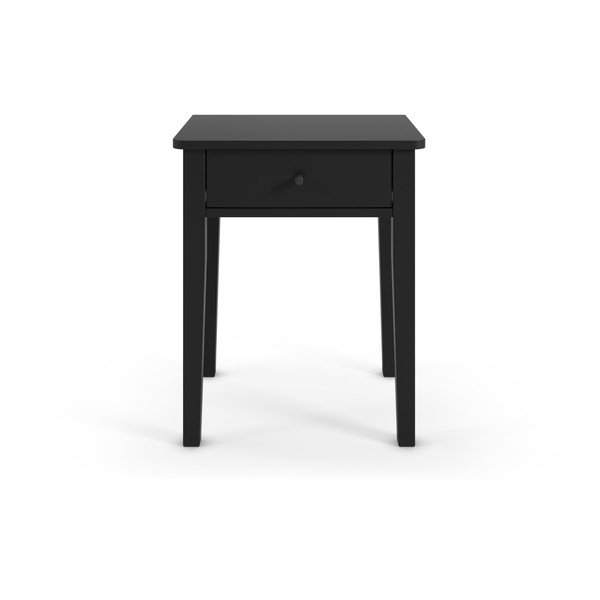 Črna nočna omarica v mat dekorju Bart – Marckeric-image-4