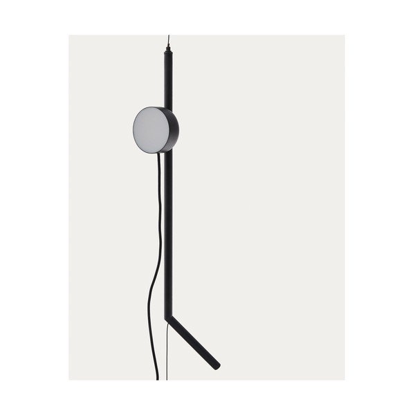 Črna LED zatemnitvena stoječa svetilka (višina 339 cm) Orey – Kave Home-image-3