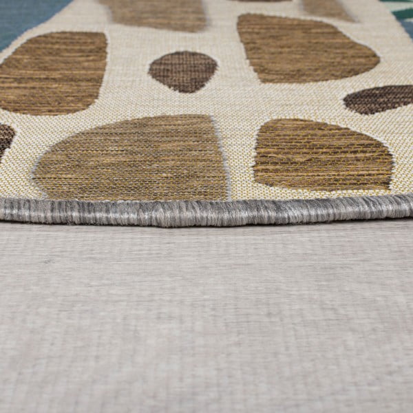 Zelena okrogla zunanja preproga ø 160 cm Eric - Flair Rugs-image-3