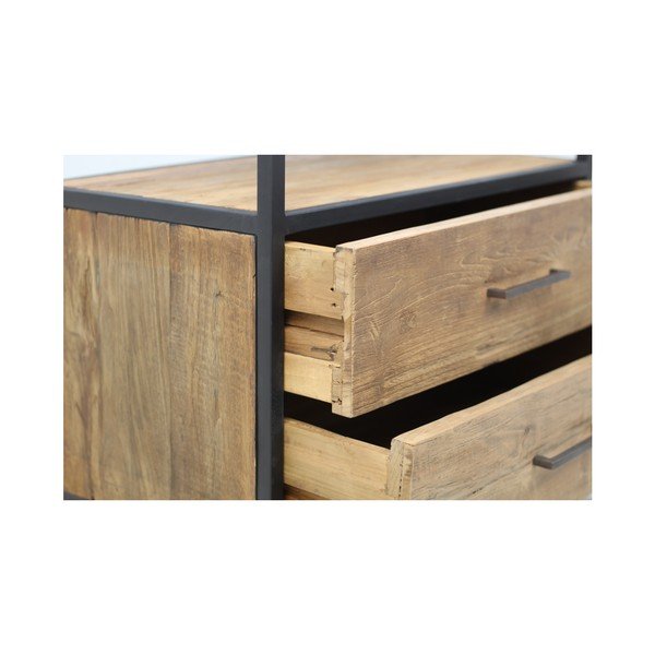 Regal iz tikovine 64x183 cm - HSM collection-image-4