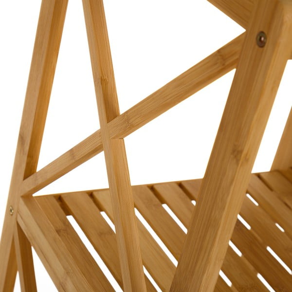 Bambusova kopalniška polica v naravni barvi 33x119 cm – Casa Selección-image-3