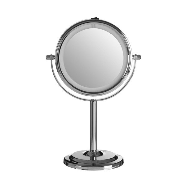 Kozmetično ogledalo z lučjo/povečevalno (2x povečava) ø 15 cm Cassini – Premier Housewares-image-3