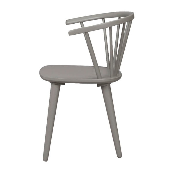 Svetlo siv jedilni stol iz kavčukovca Rowico Carmen-image-4